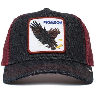 Goorin Bros The Farm Trucker Hat Collection Eagle Freedom Denim